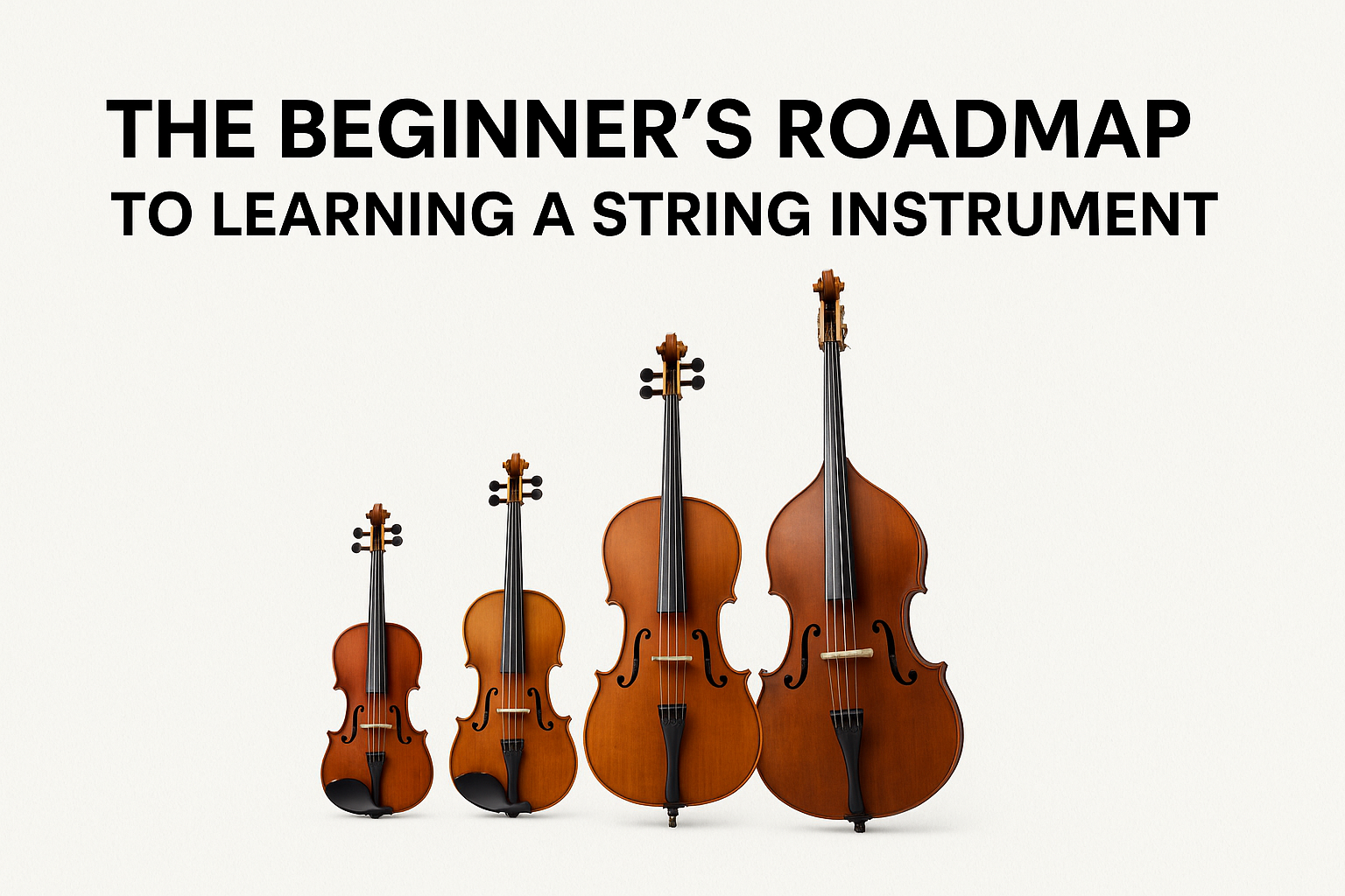 The Beginner’s Roadmap to Learning a String Instrument