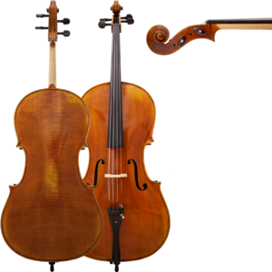 Maple Leaf Strings Lady Claire professional Cello with Case