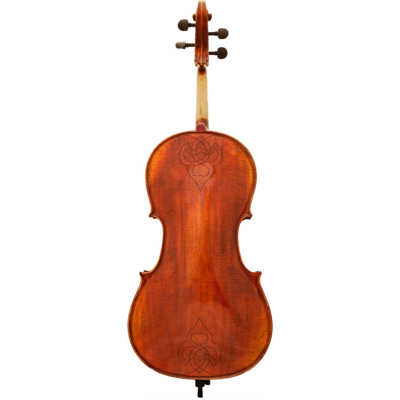 Maple Leaf Strings Ruby Decorated Maggini Intermediate Cello with Case