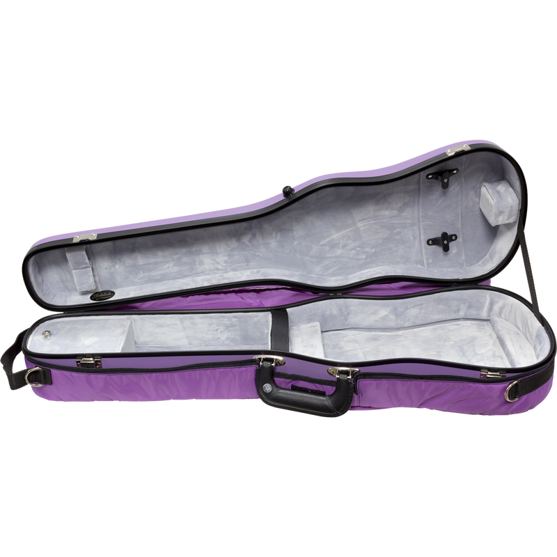 Bobelock B1007 Fiberglass Shaped Suspensions Violin Case