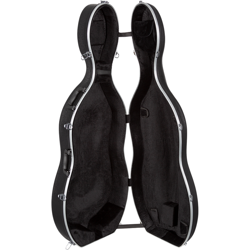 Howard Core CC4211 - Thermoplastic Cello Case with Wheels