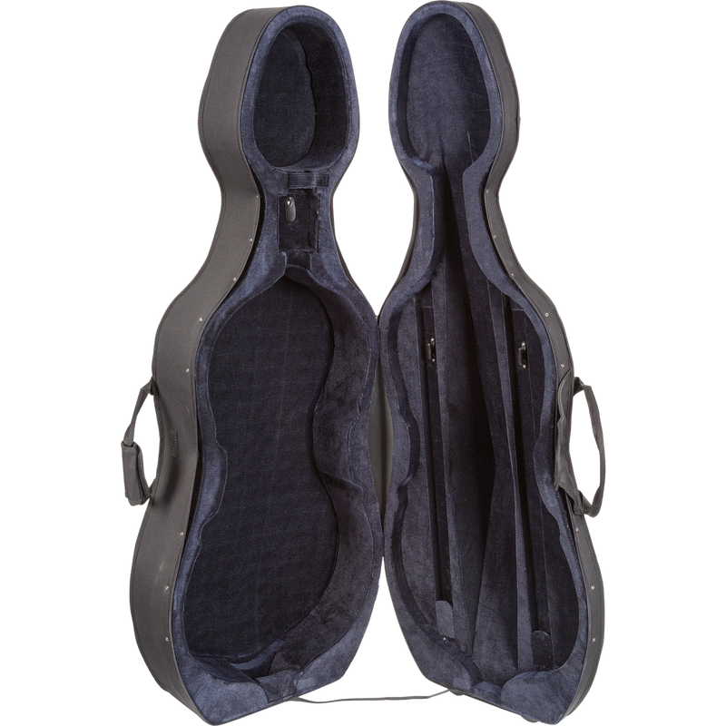 Howard Core CC4100 - Lightweight Hardshell Cello Case - Wheels