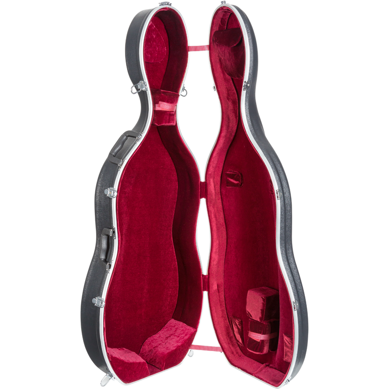 Howard Core CC4225 - Thermoplastic Cello Case with Wheels