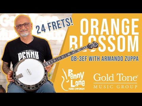 Gold Tone Mastertone™ OB-3RF: Orange Blossom "Twanger" Pre-War Style Resonator Radiused Banjo with Case