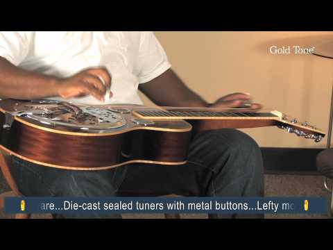 Gold Tone Mastertone™ PBS-M: Paul Beard Squareneck Solid-Mahogany Resonator Guitar with Case