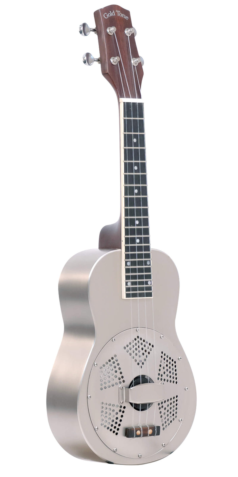 Gold Tone Resouke: Tenor-Scale Metal Body Resonator Ukulele with Gig Bag