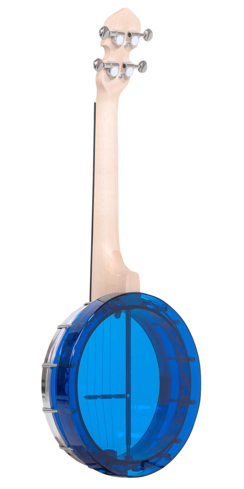 Gold Tone Little Gem (Sapphire): See-Through Banjo-Ukulele with Bag