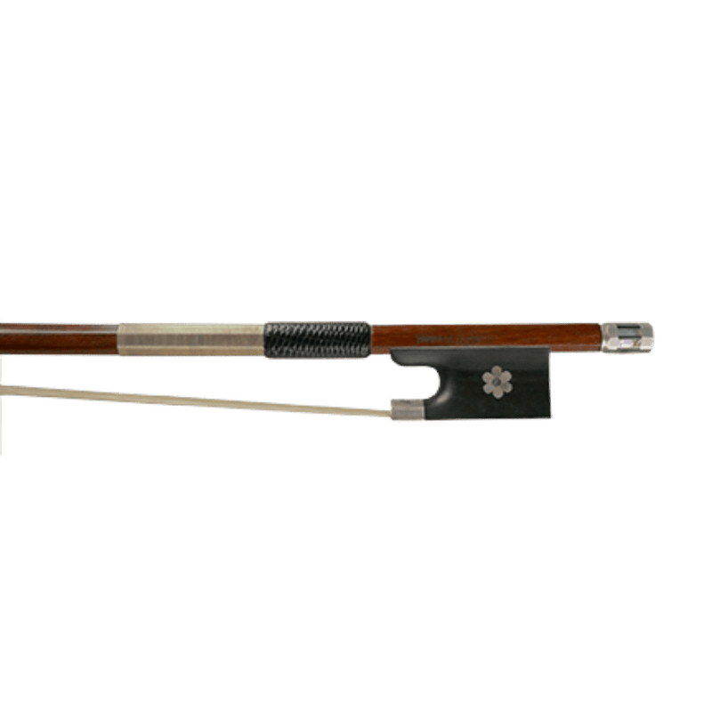 Hermann Luger Violin Master Bow- Blossom Inlay