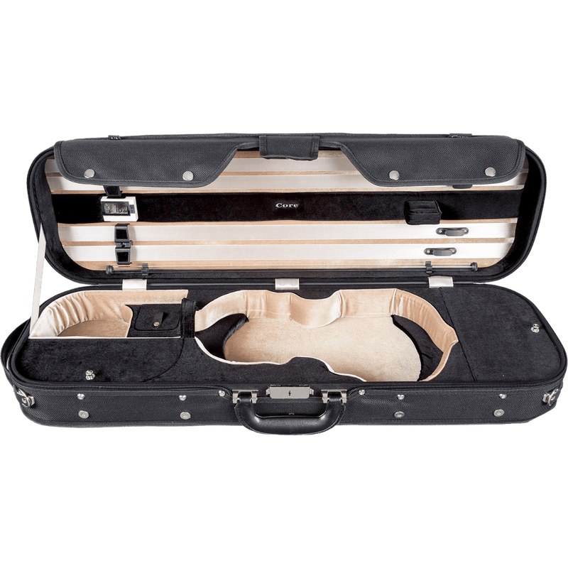 Howard Core CC535 Two-Tone Wood Shell Violin Case