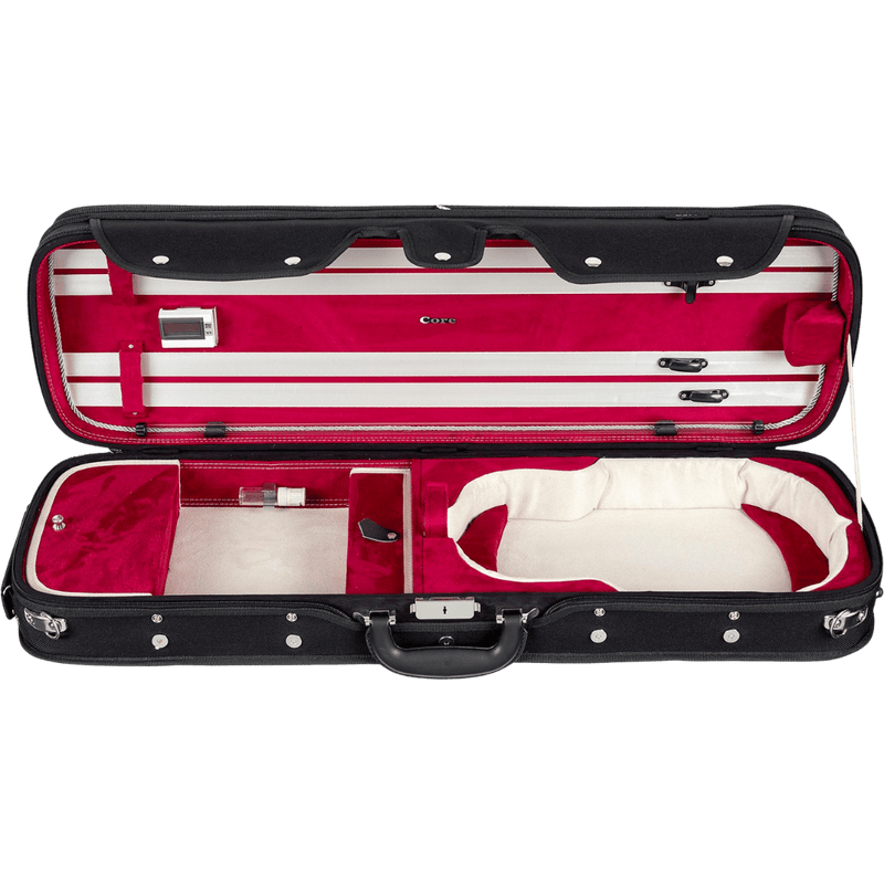Howard Core CC550 Wood Shell Oblong Violin Case - Two-Tone Interior