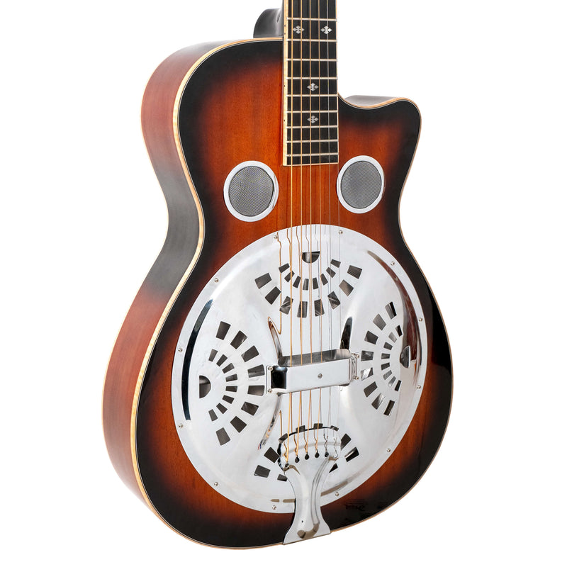 Gold Tone PBR-CA: Paul Beard Signature-Series Roundneck Resonator Guitar with Cutaway and Case