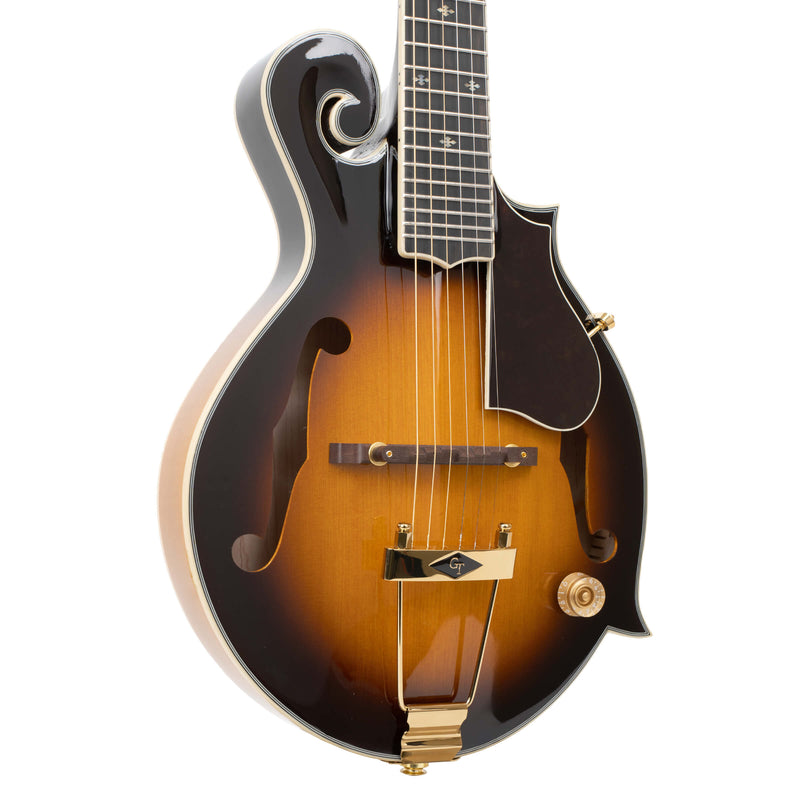 Gold Tone F-6+: F-style Mando-Guitar with Pickup, Volume Control, and Case