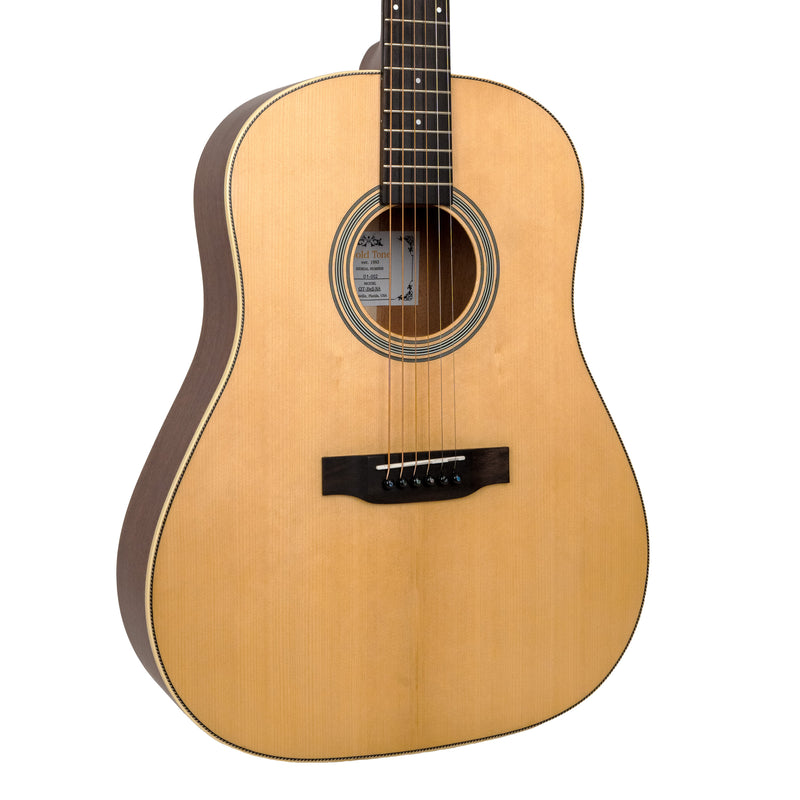 Gold Tone The Bell: Acoustic-Electric All Solid Wood Guitar with Bag - Satin Natural