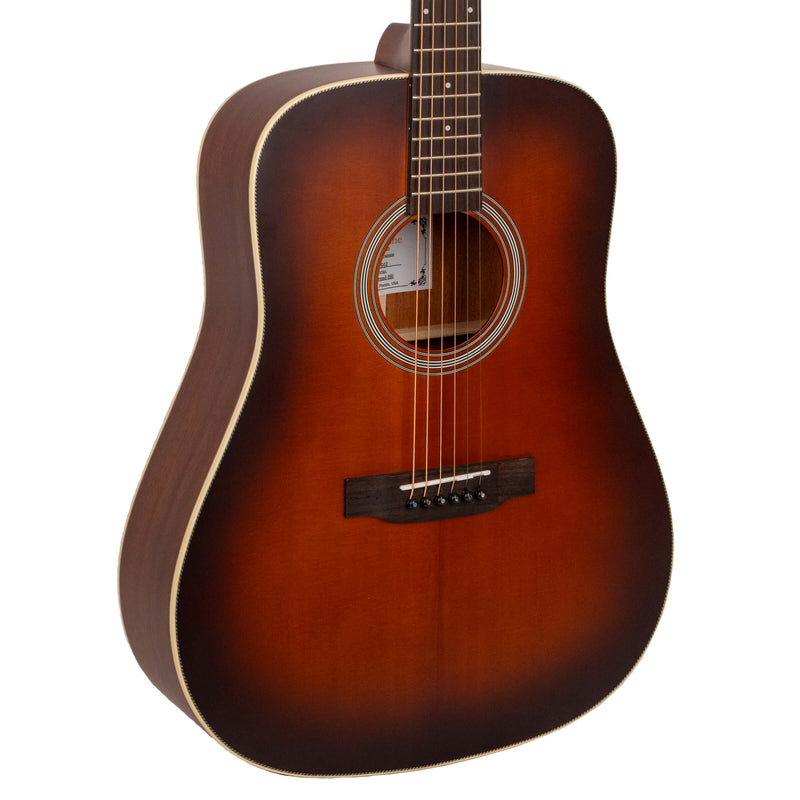 Gold Tone The Dread: Acoustic-Electric All Solid Wood Guitar with Bag - Satin Burst