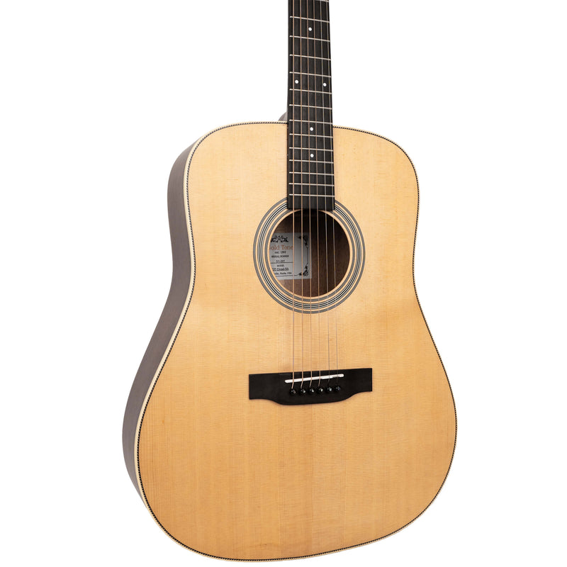 Gold Tone  The Dread: Acoustic-Electric All Solid Wood Guitar with Bag - Satin Natural