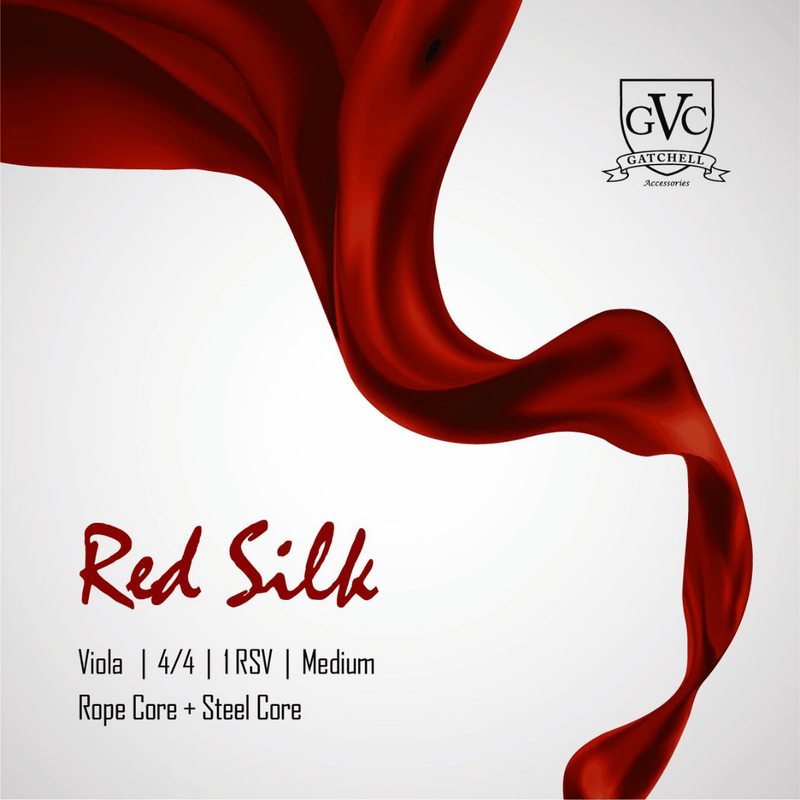 Red Silk Viola Strings