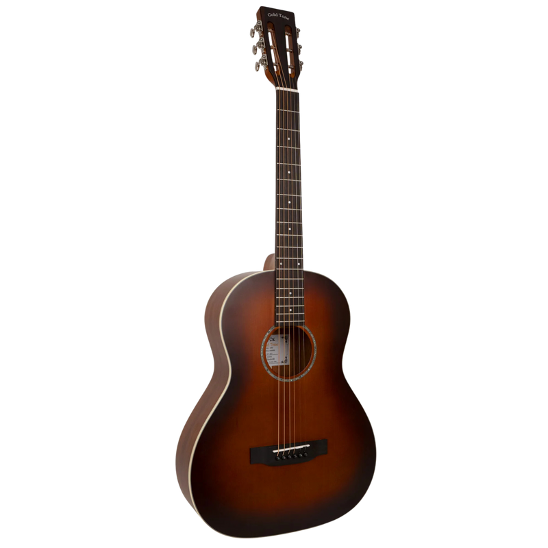 Gold Tone  The Parlor: Acoustic-Electric All Solid Wood Guitar with Bag - Satin Burst