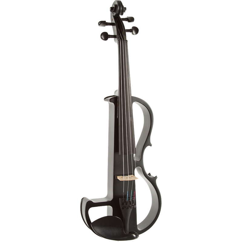 Hidersine HEV1 Electric Violin Outfit – Black Cutaway