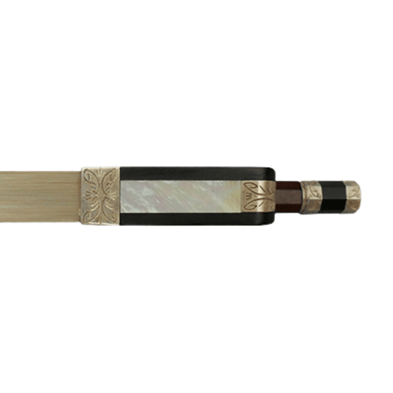 Hermann Luger Viola Master Bow – Carved Silver Mount