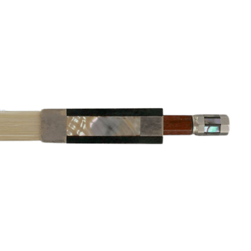 Hermann Luger Violin Master Bow- Blossom Inlay
