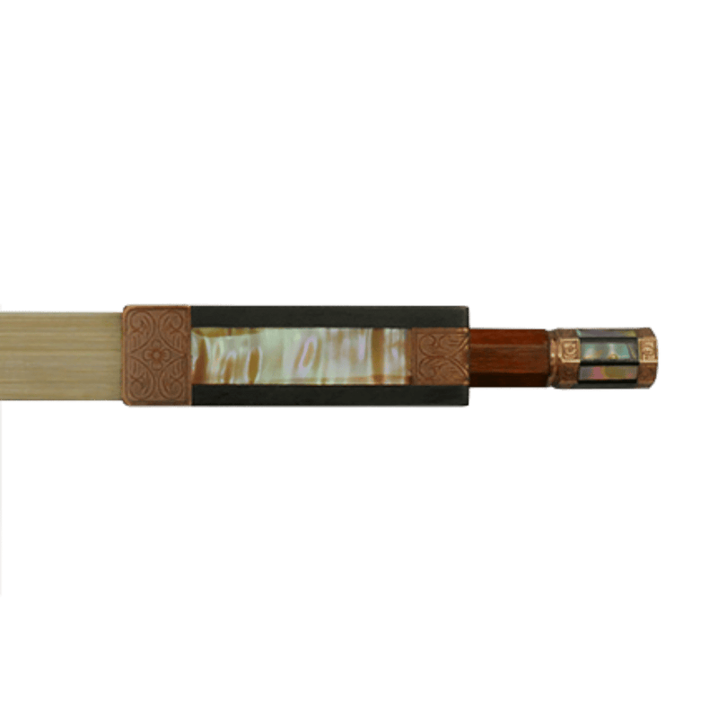 Hermann Luger Violin Master Bow – Carved Gold Mount