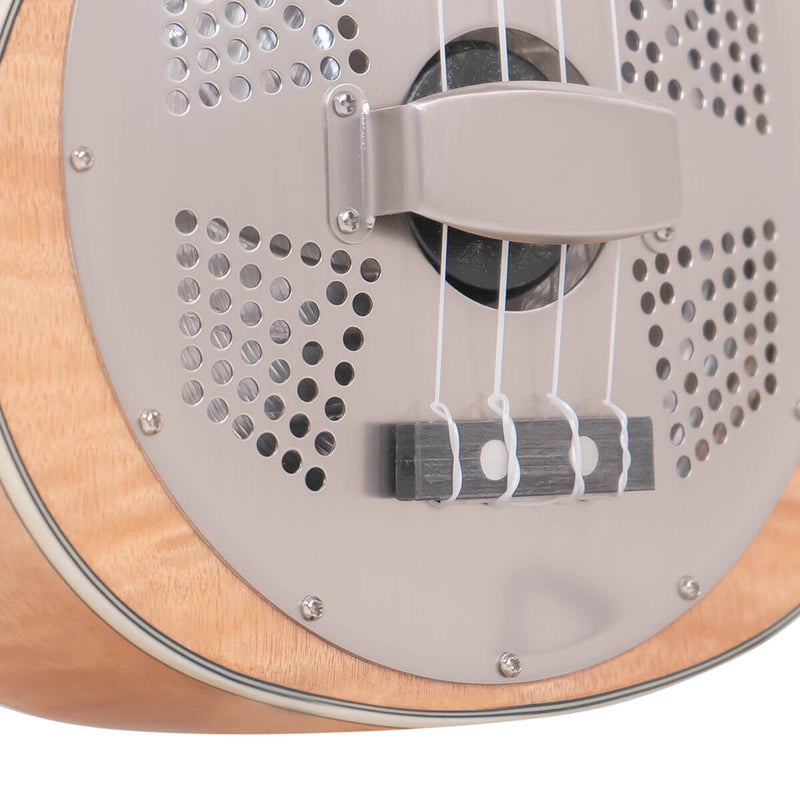 Gold Tone ResoMaple: Concert-Scale Curly Maple Resonator Ukulele with Gig Bag
