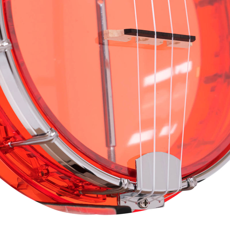Gold Tone Little Gem (Ruby): See-Through Banjo-Ukulele with Bag
