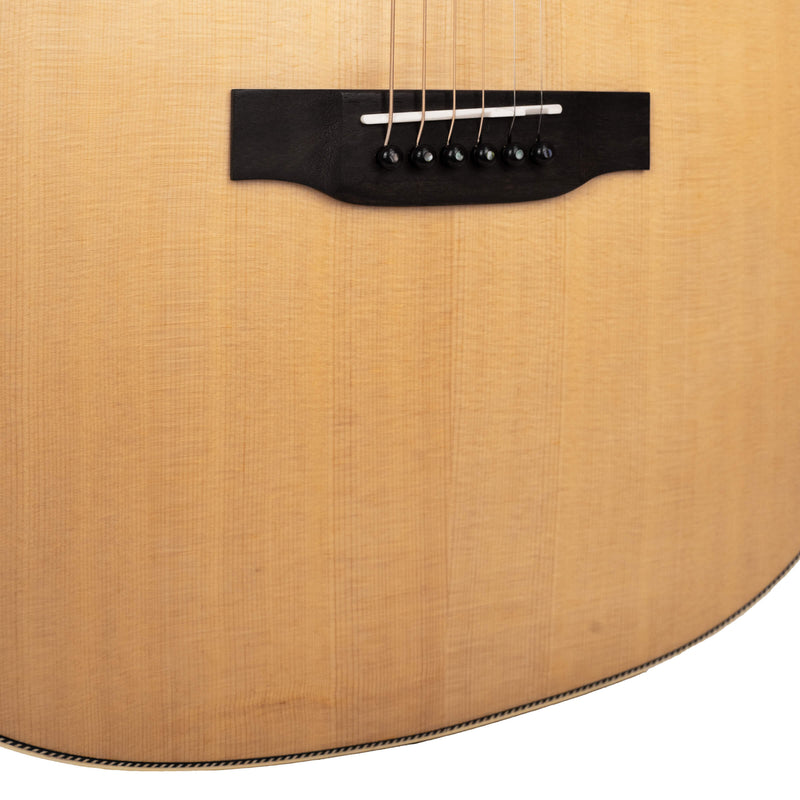 Gold Tone  The Dread: Acoustic-Electric All Solid Wood Guitar with Bag - Satin Natural