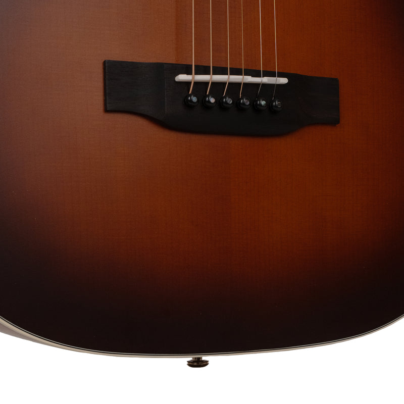 Gold Tone  The Parlor: Acoustic-Electric All Solid Wood Guitar with Bag - Satin Burst