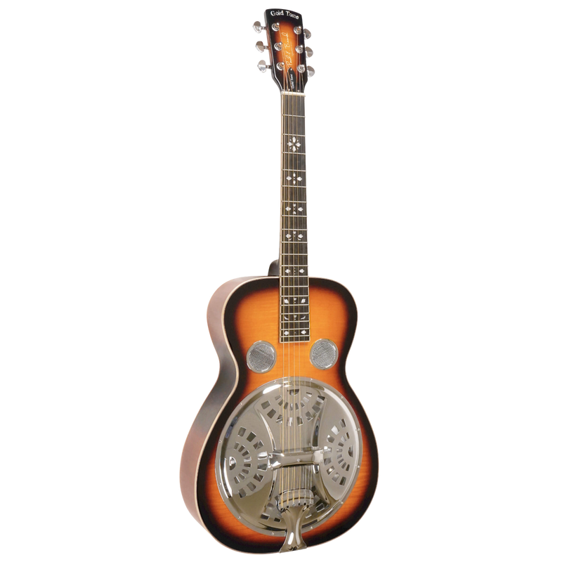 Gold Tone PBR-D: Paul Beard Signature-Series Roundneck Resonator Guitar Deluxe with Case