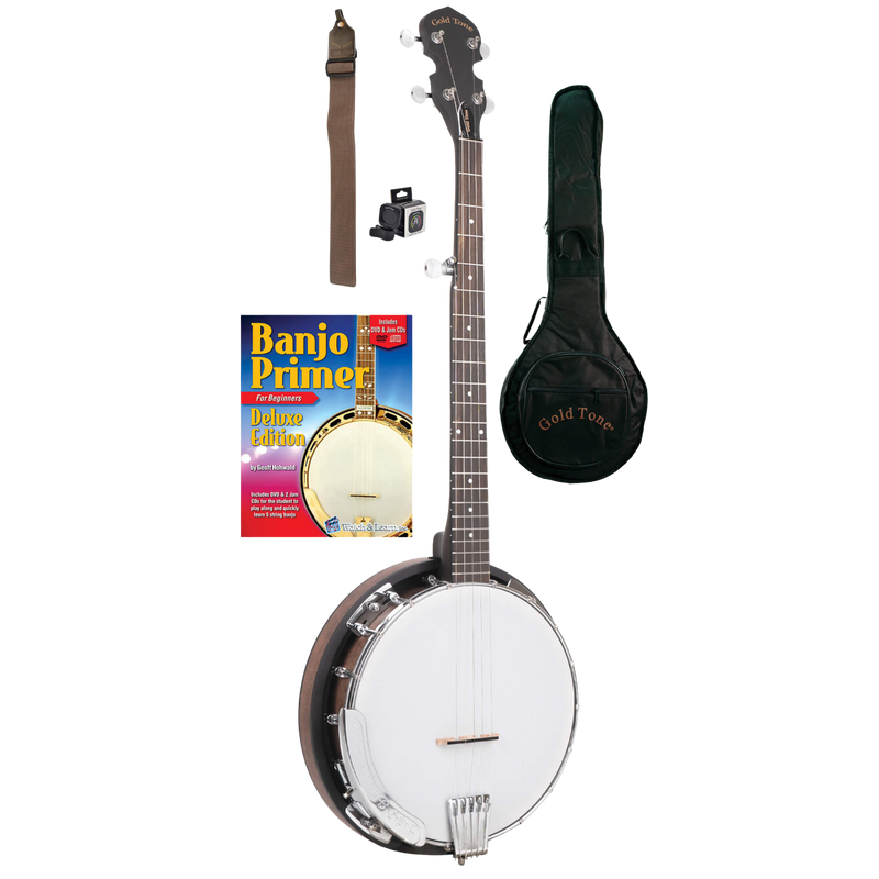 Gold Tone CC-BG: Cripple Creek Banjo Bluegrass Starter Pack