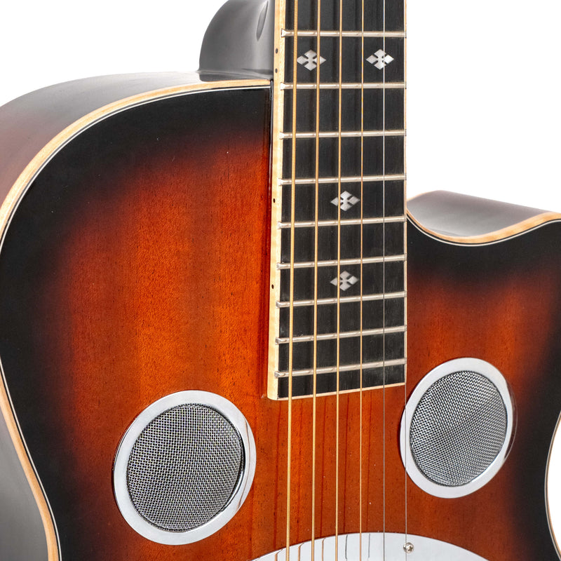 Gold Tone PBR-CA: Paul Beard Signature-Series Roundneck Resonator Guitar with Cutaway and Case