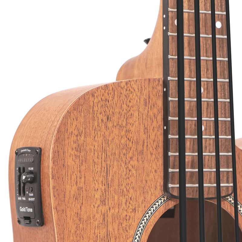 Gold Tone M-Bass 23-Inch Scale Acoustic-Electric MicroBass with Gig Bag
