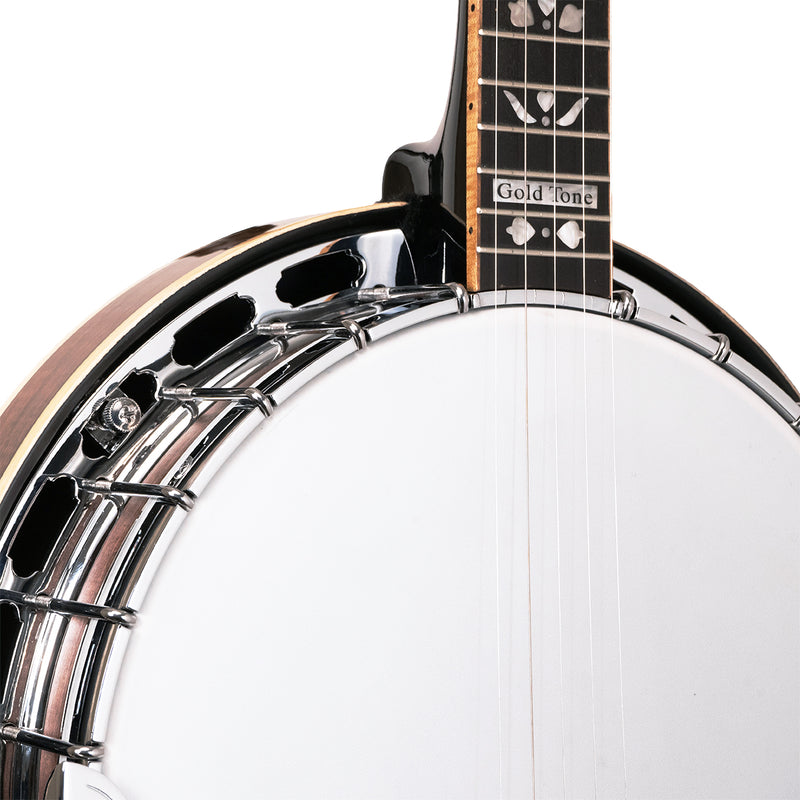 Gold Tone OB-250+: Orange Blossom Banjo with JLS #12 Tone Ring with Case