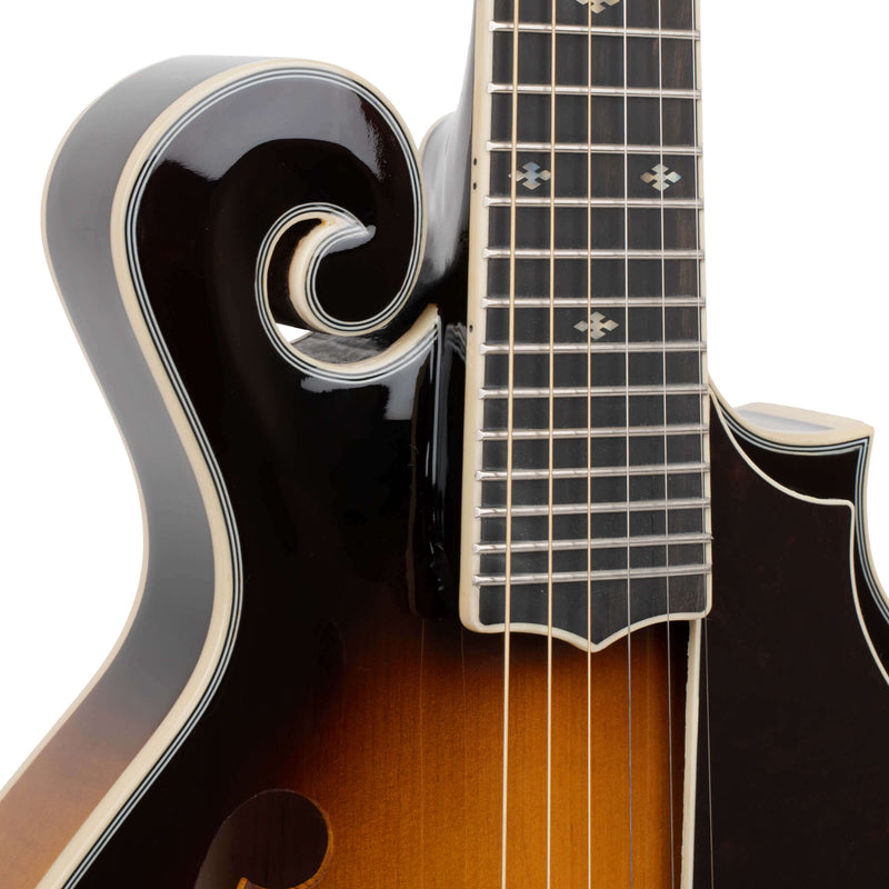 Gold Tone F-6+: F-style Mando-Guitar with Pickup, Volume Control, and Case