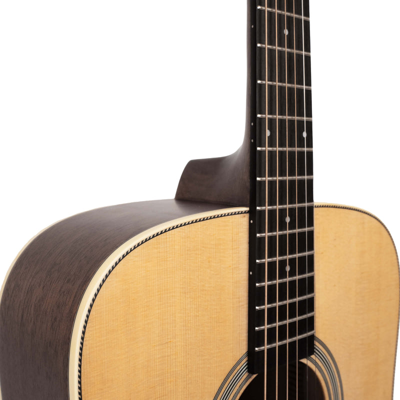 Gold Tone  The Dread: Acoustic-Electric All Solid Wood Guitar with Bag - Satin Natural