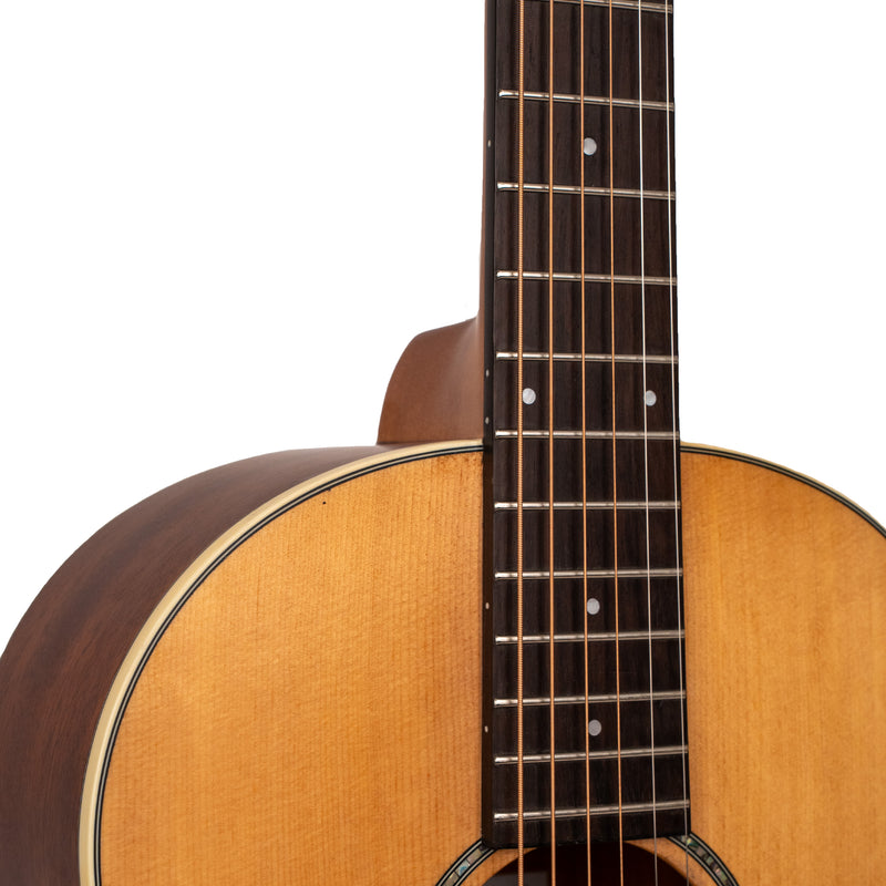 Gold Tone  The Parlor: Acoustic-Electric All Solid Wood Guitar with Bag - Satin Natural