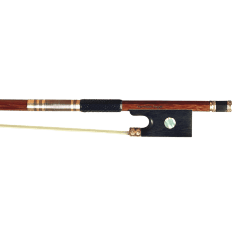 Hermann Luger Violin Master Bow – Carved Gold Mount