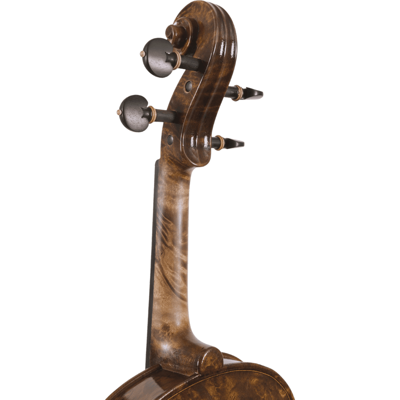 Maple Leaf Strings Burled Maple Intermediate Violin with Case