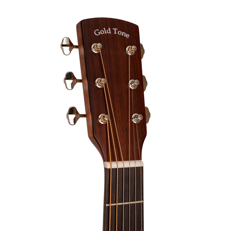 Gold Tone The Dread: Acoustic-Electric All Solid Wood Guitar with Bag - Satin Burst