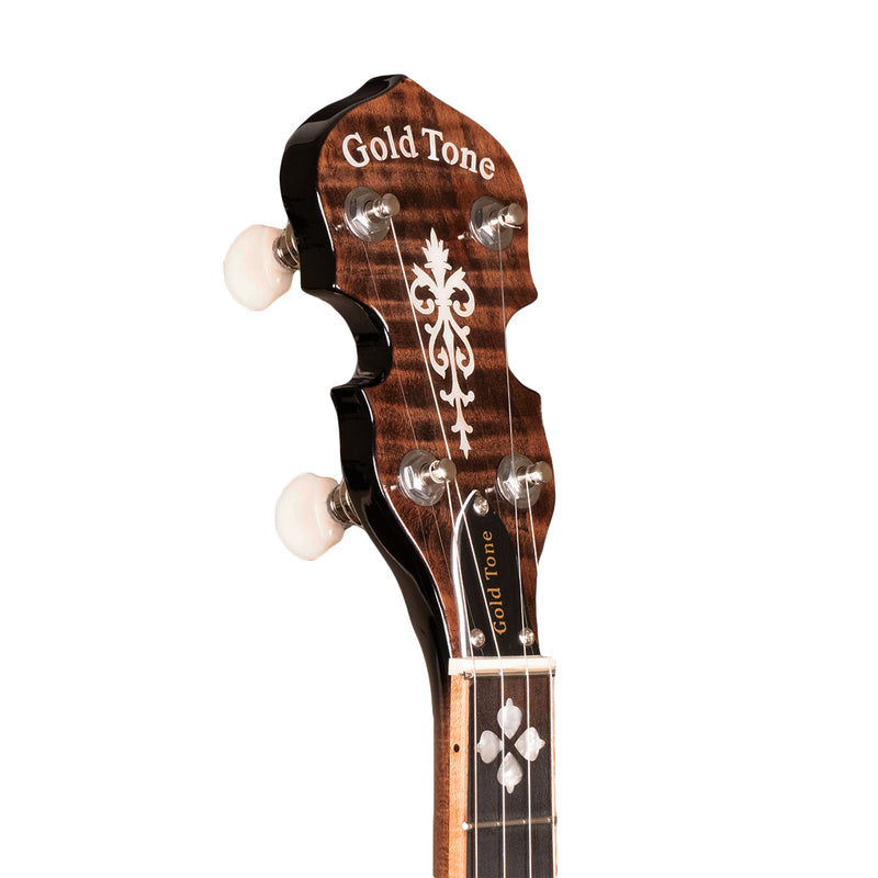 Gold Tone Mastertone™ OB-250+TP:Orange Blossom Banjo with JLS Tone Ring and Companion Block Rim with Case