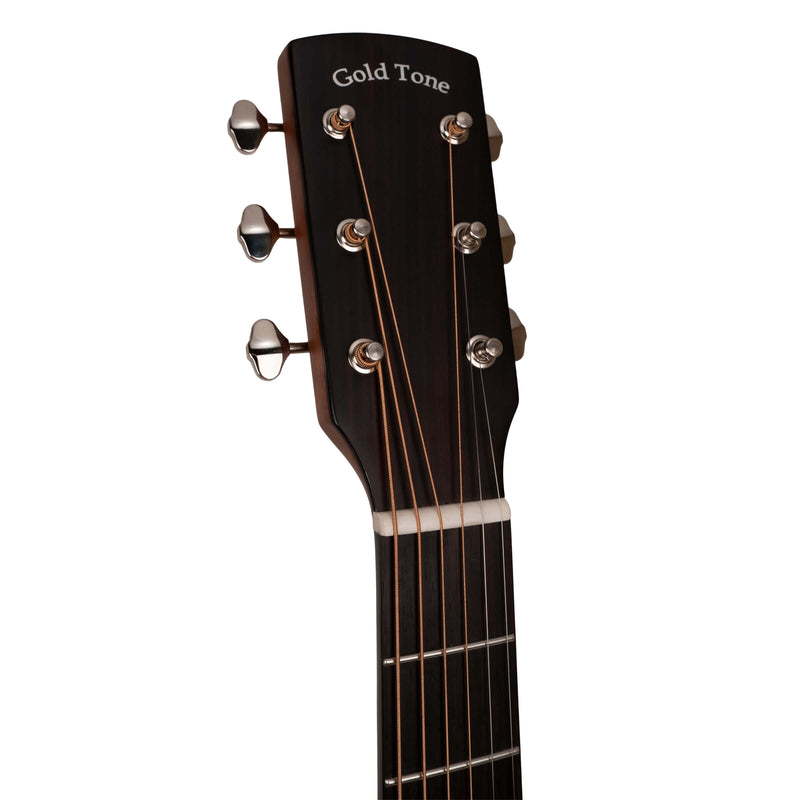 Gold Tone  The Dread: Acoustic-Electric All Solid Wood Guitar with Bag - Satin Natural