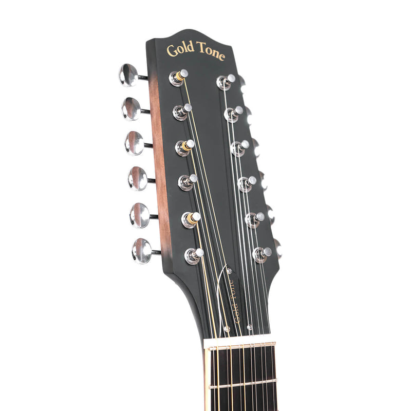 Gold Tone F-12: 12-string F-style Mando-Guitar with Pickup and Case