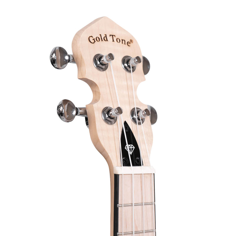 Gold Tone Little Gem (Ruby): See-Through Banjo-Ukulele with Bag
