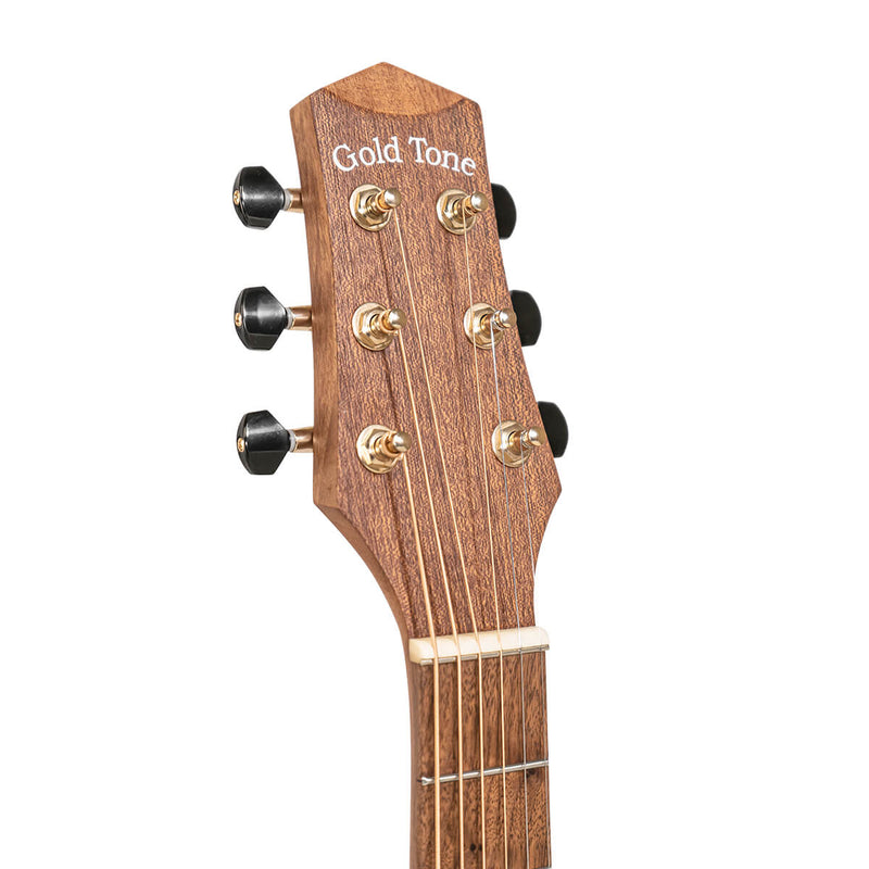 Gold Tone M-Guitar: Acoustic-Electric Micro-Guitar with Gig Bag