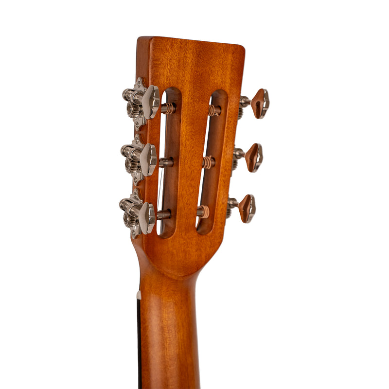 Gold Tone  The Parlor: Acoustic-Electric All Solid Wood Guitar with Bag - Satin Natural