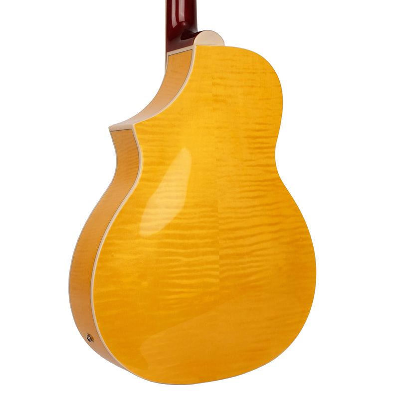 Gold Tone Mojo: Round-neck Resonator Guitar with Pickup and Case