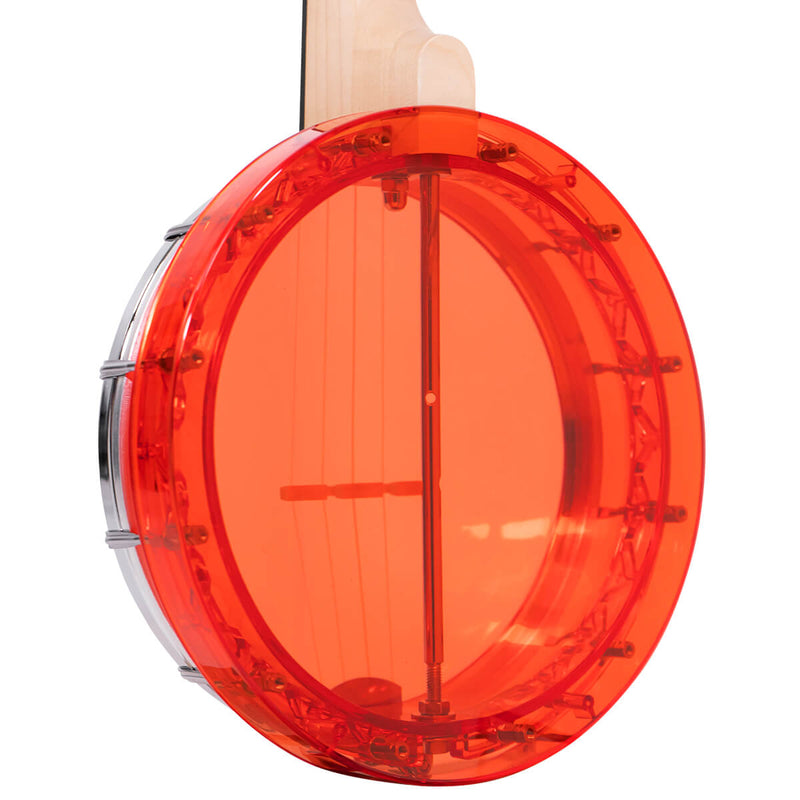 Gold Tone Little Gem (Ruby): See-Through Banjo-Ukulele with Bag