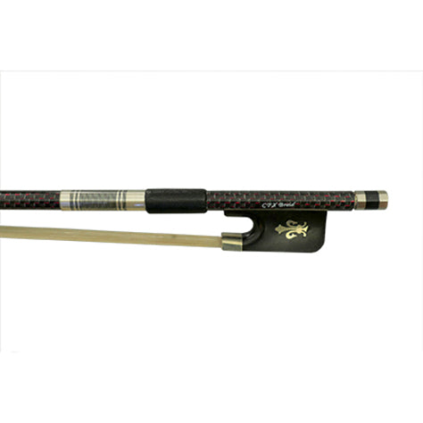 GVC CFX BRAIDED VIOLA BOW – RED