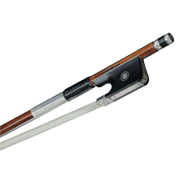 GVC H.LUGER MASTER VIOLA BOW – CARVED STERLING